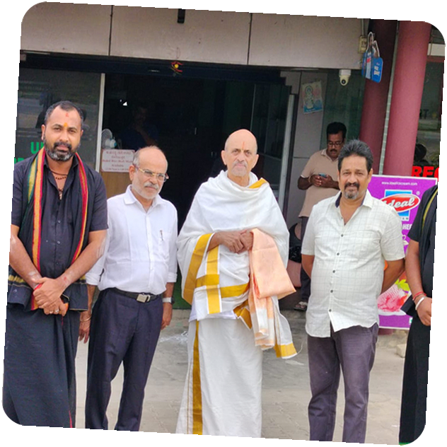Distinguished guest at Udupi Restaurant