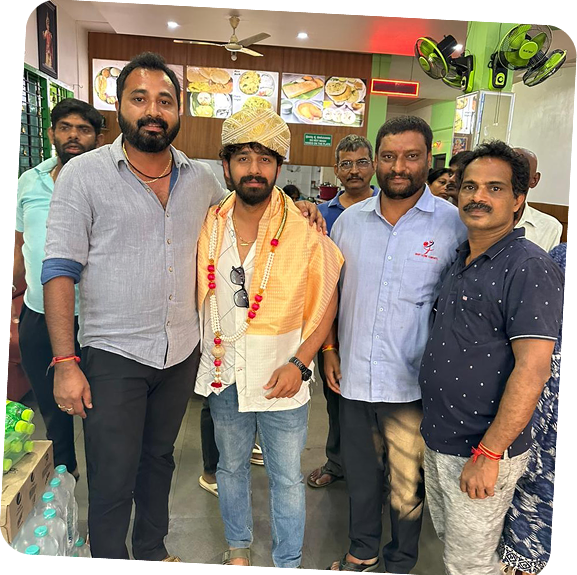 Distinguished guest at Udupi Restaurant